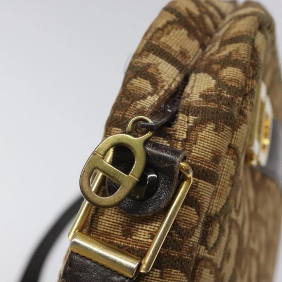 Christian Dior Trotter Canvas Shoulder Bag Brown Auth EC573 - Picture 10 of 16